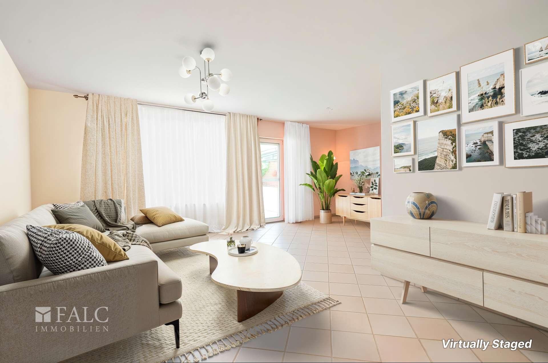 Wohnzimmer - Virtually Staged